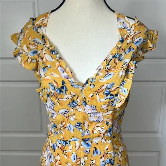 Collective Concepts Sundress with Criss Cross Back Off Shoulder Front Slit - Picture 2 of 10